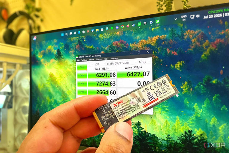 My SSD hit a speed cliff after 19 seconds, and the spec sheet never ...