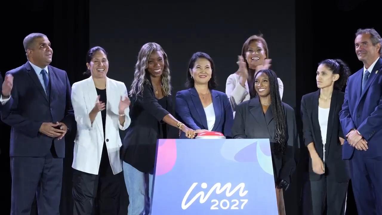 Simone Biles celebrates one-year countdown to 2027 Pan Am Games in Peru