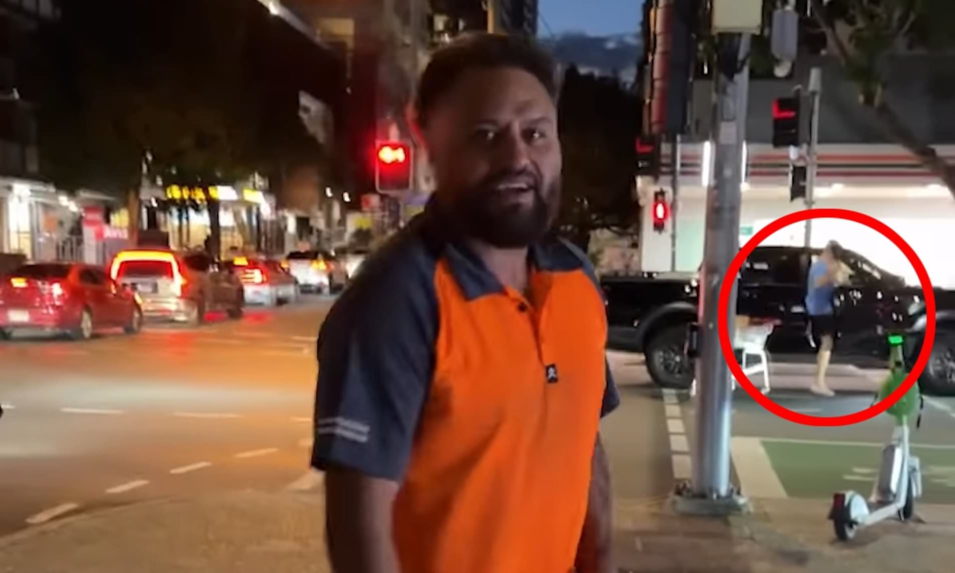 Road rage chaos as mystery man almost steals a ute while its driver ...