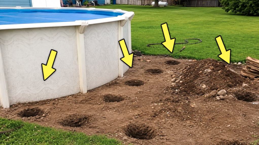 Neighbors questioned his strange yard project until the truth emerged