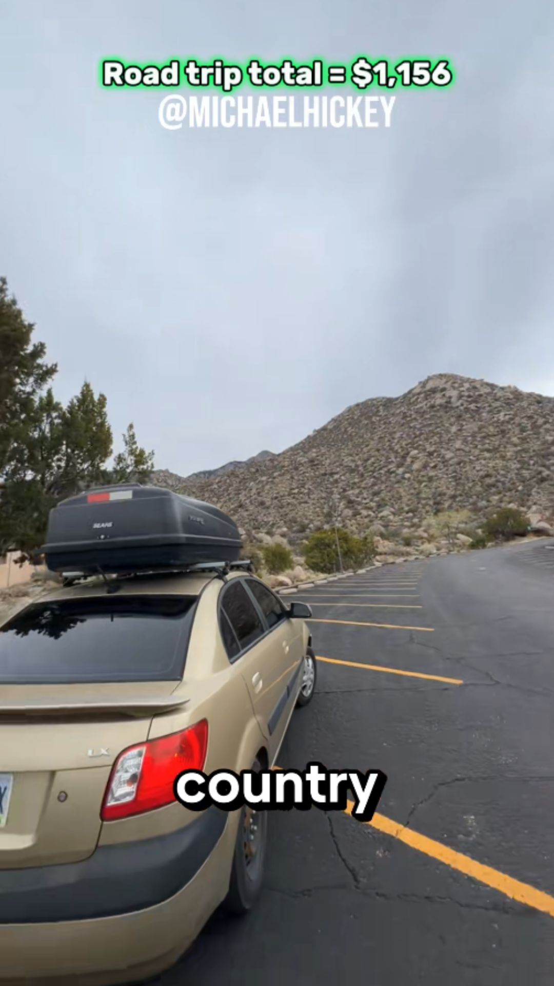 Living in my car for a day on a budget road trip