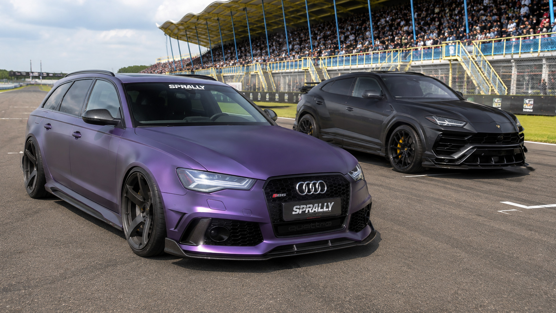 Audi RS6 faces Lamborghini Urus on track