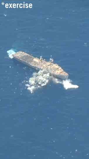 Remote controlled warship