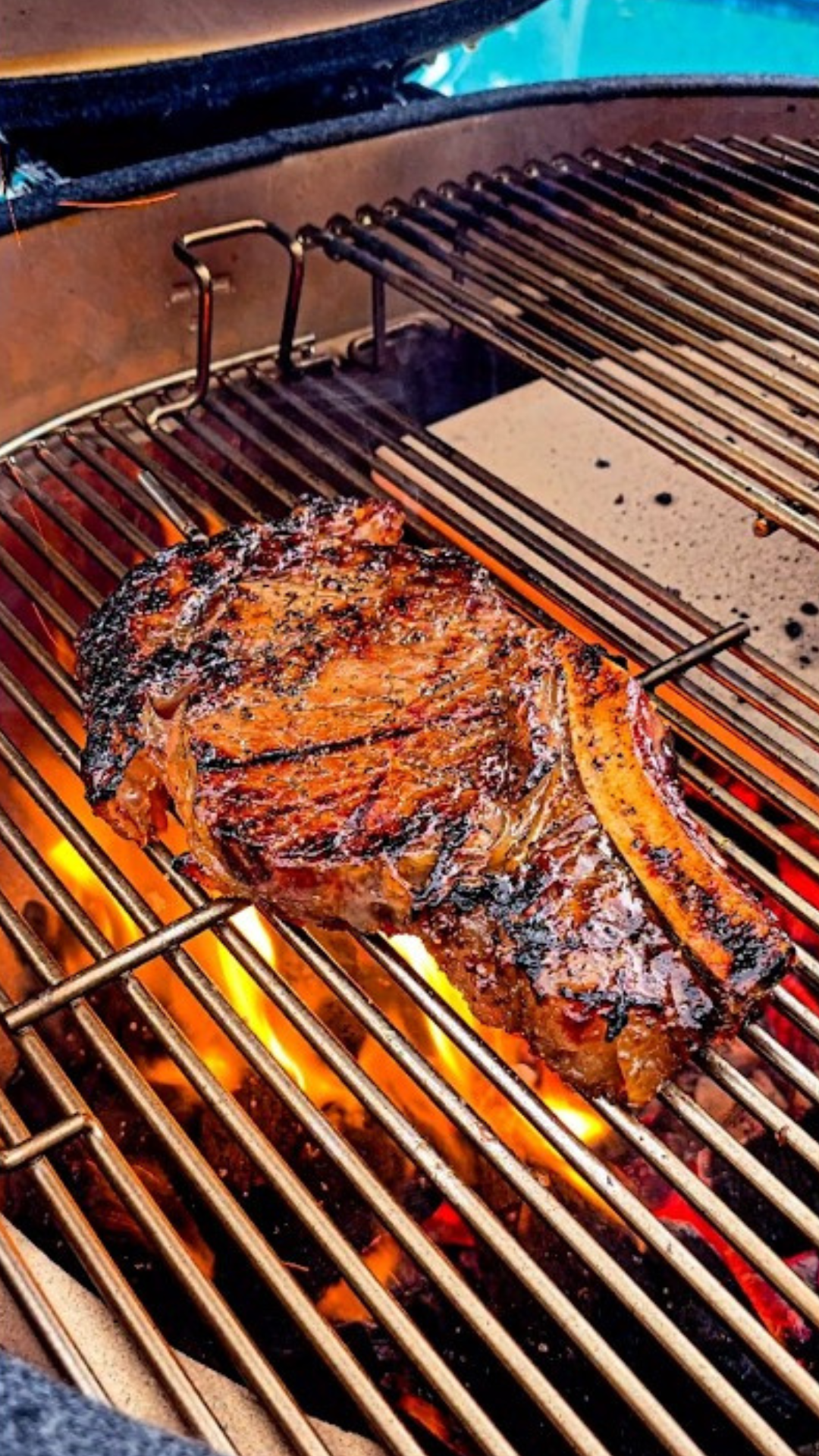 The result of curing steak in hot honey