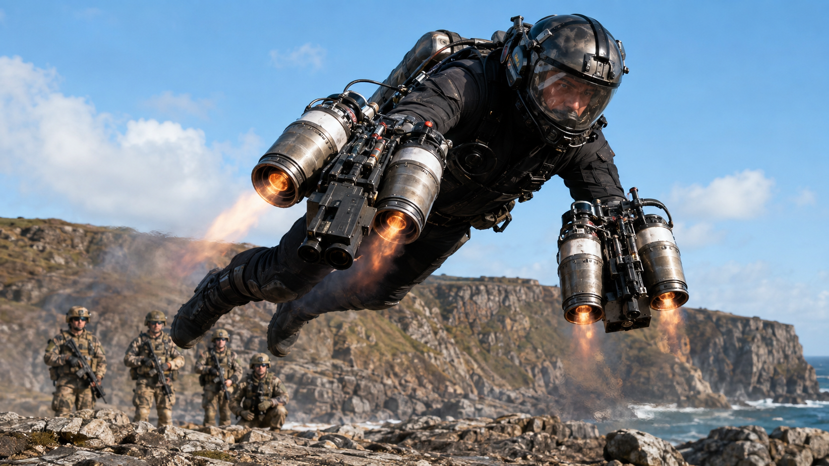 The real Iron Man suit can now fire weapons