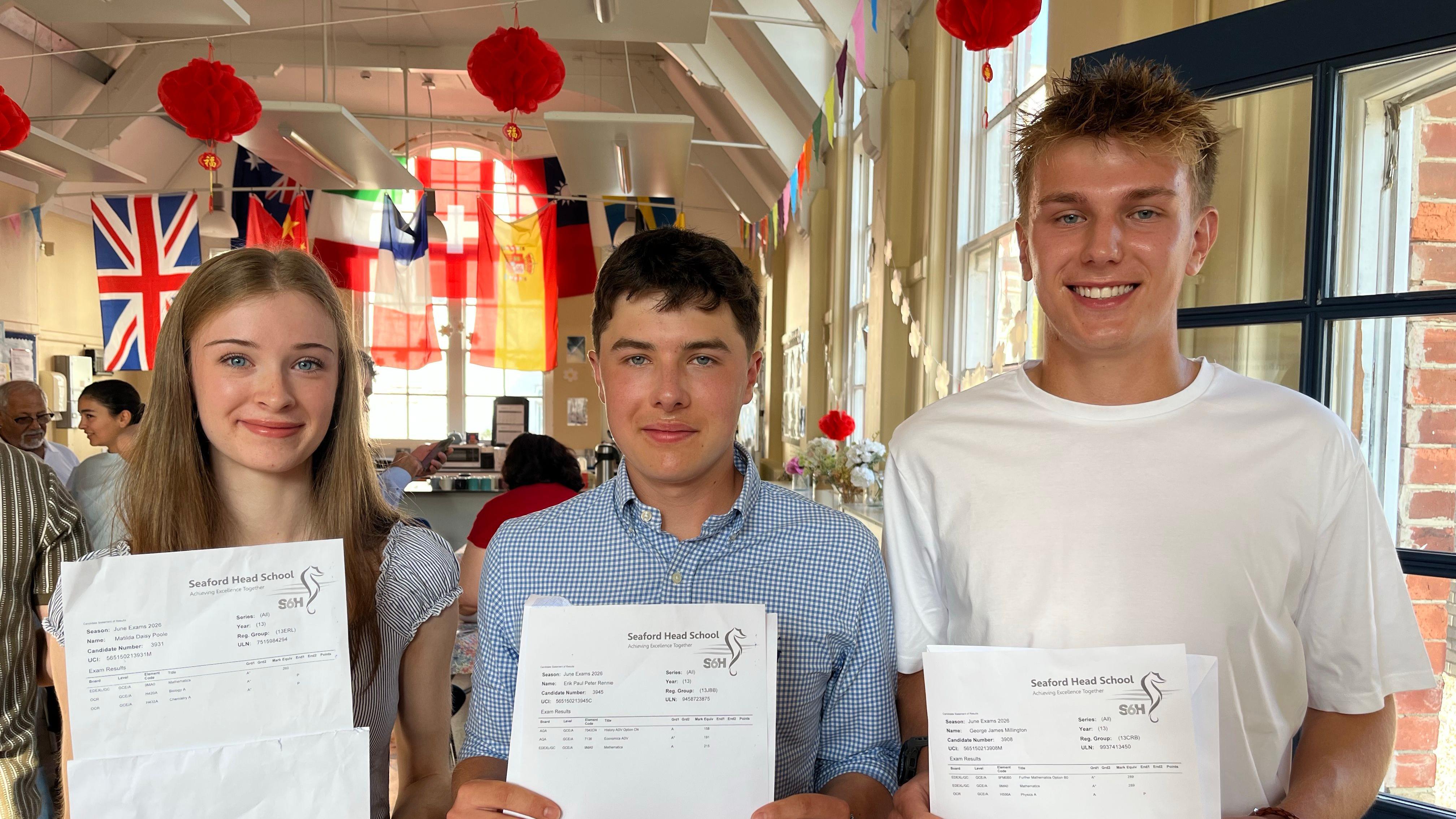 Results 'worth the wait', A-level students say