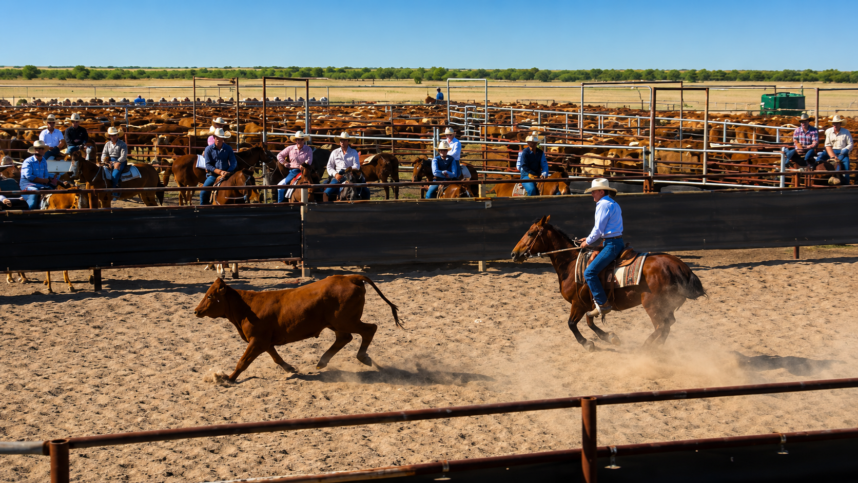 At just four years old, he entered his first rodeo