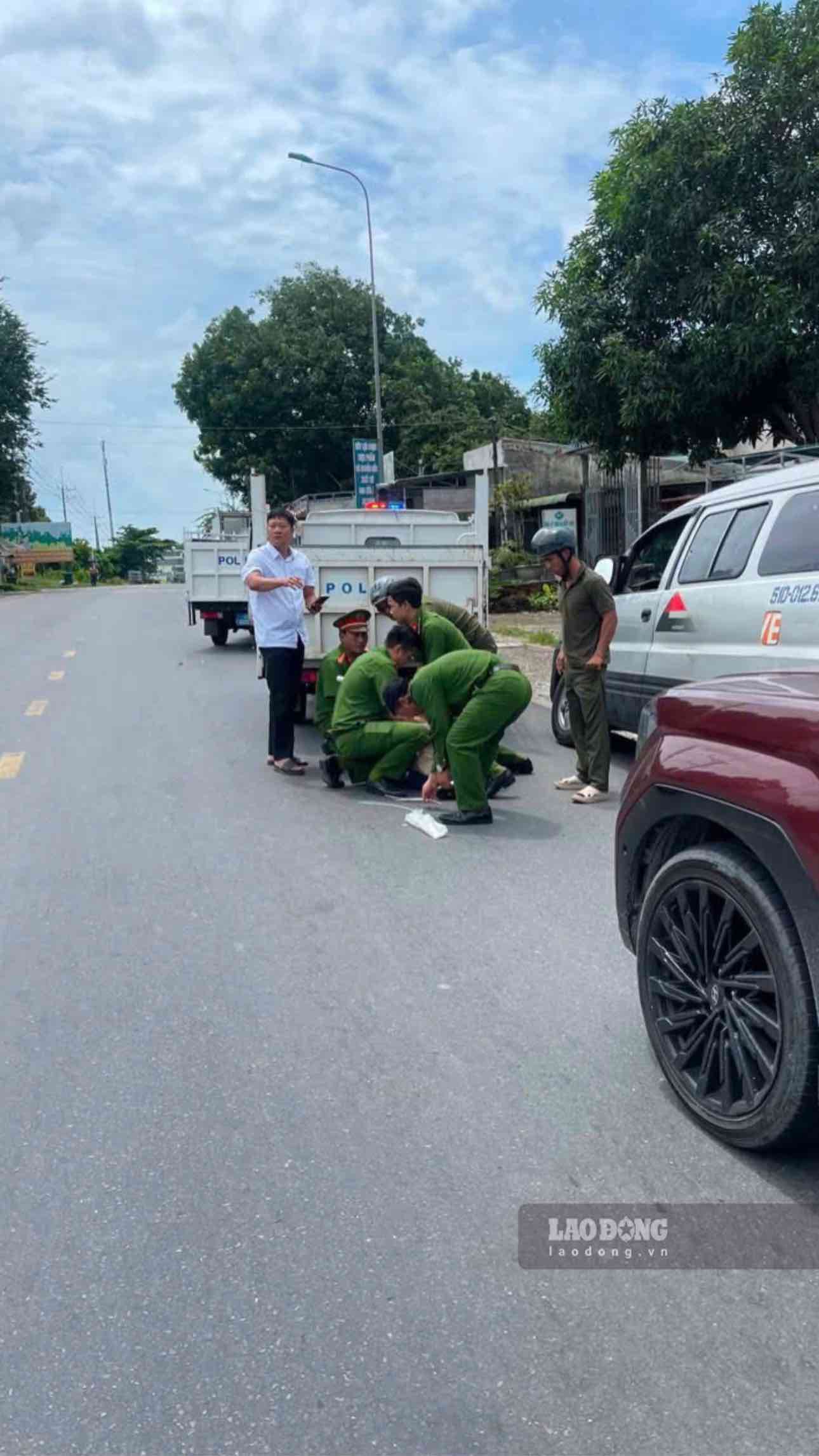 Nghẹt thở cuộc truy bắt đối tượng nghi trộm chó phóng ô tô tháo chạy trên Quốc lộ 55