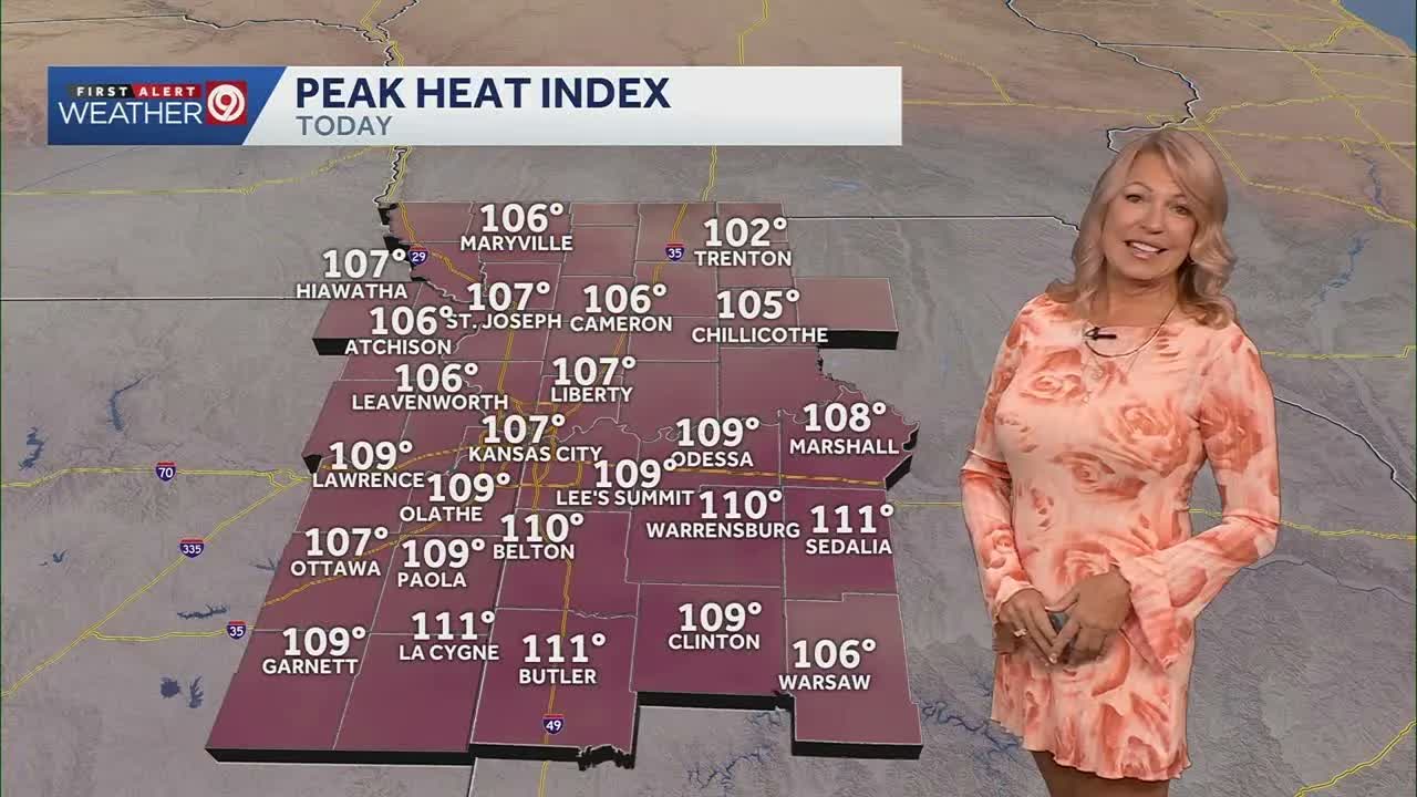Kansas City weather forecast - extreme heat warning & thunderstorm ...