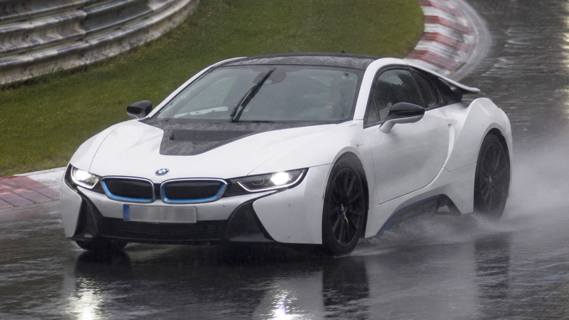 Slippery Nürburgring corner puts this driver’s control to the test
