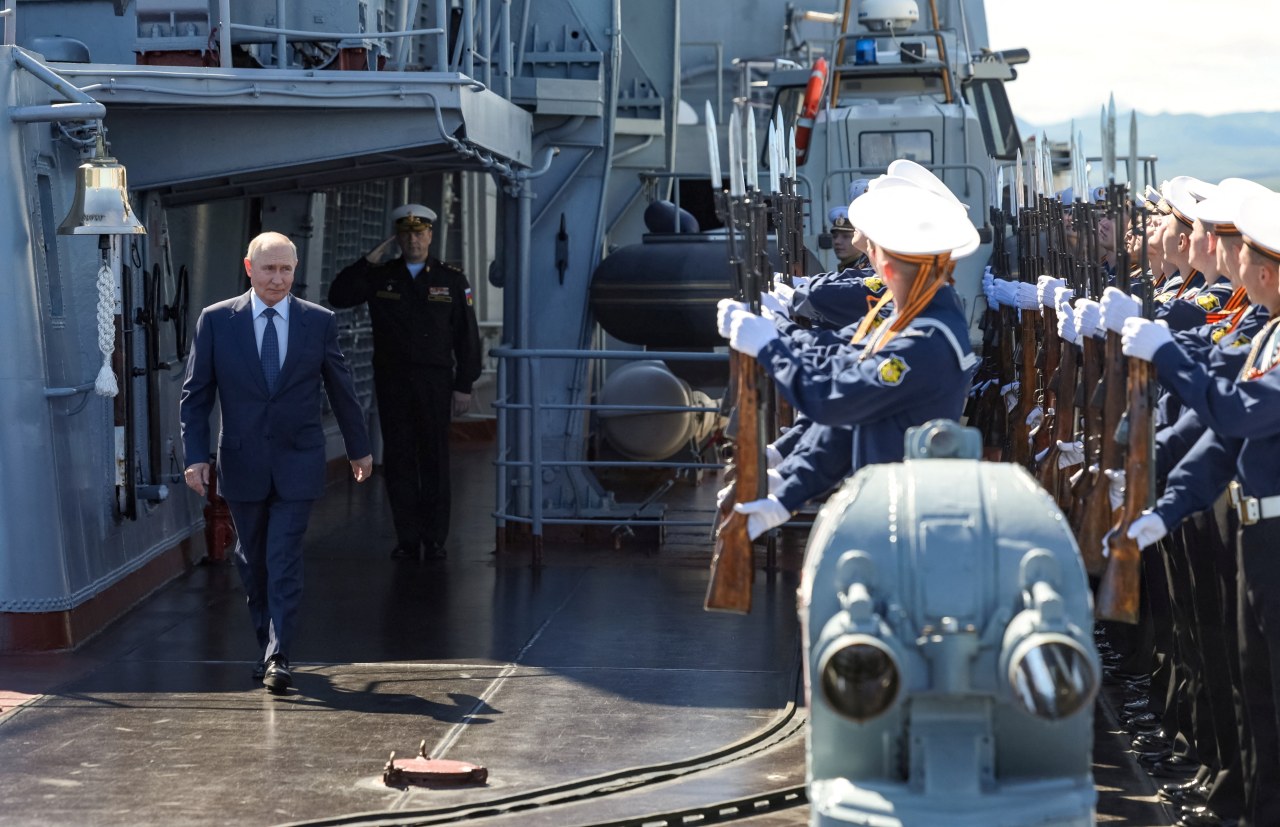 Putin's visit to disputed island adds to pressure on Japan