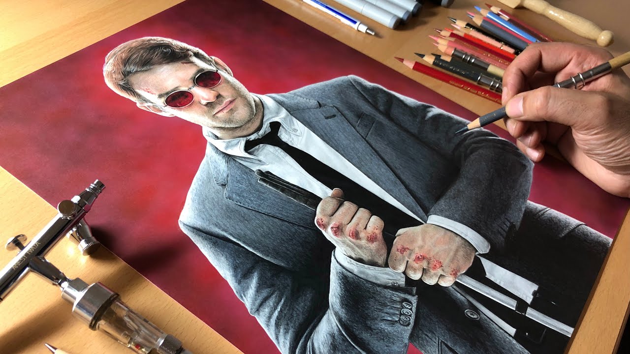 You won’t believe this daredevil drawing is hand drawn