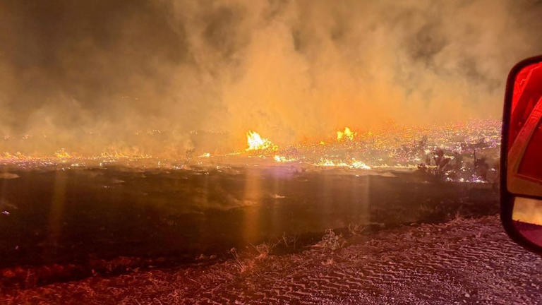 Big grass fire containment jumps to 54% after humid weather
