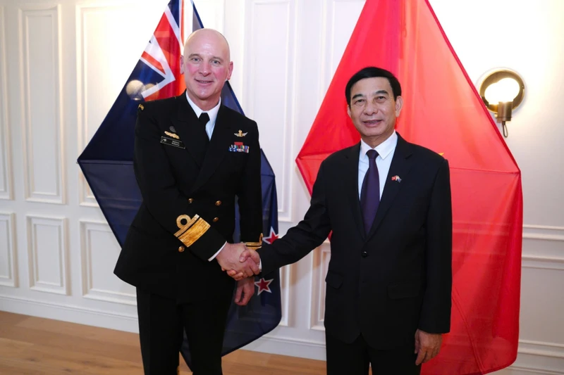 Lãnh đạo Quân đội New Zealand cảm ơn Đại tướng Phan Văn Giang