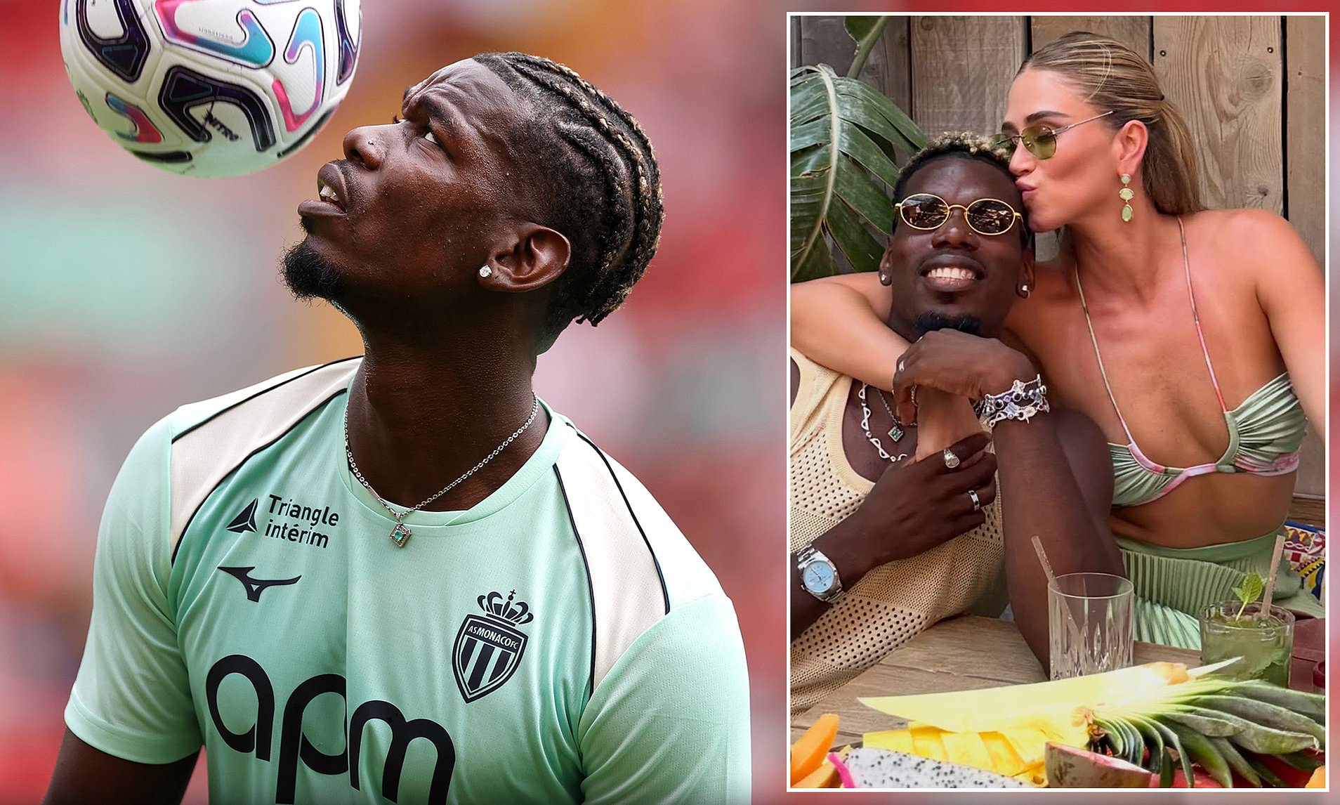 Paul Pogba's wife hits back at claims he should retire, with Monaco contract set to be ripped up