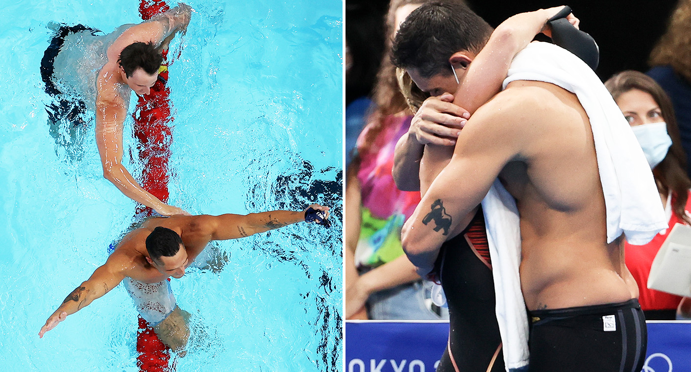 Swimming world sends flood of tributes after Olympic champion announces immediate retirement