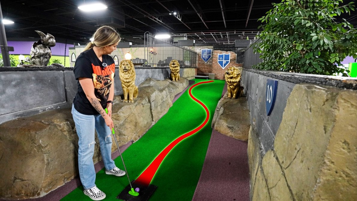 Mini golf course highlights from Brooks Holt