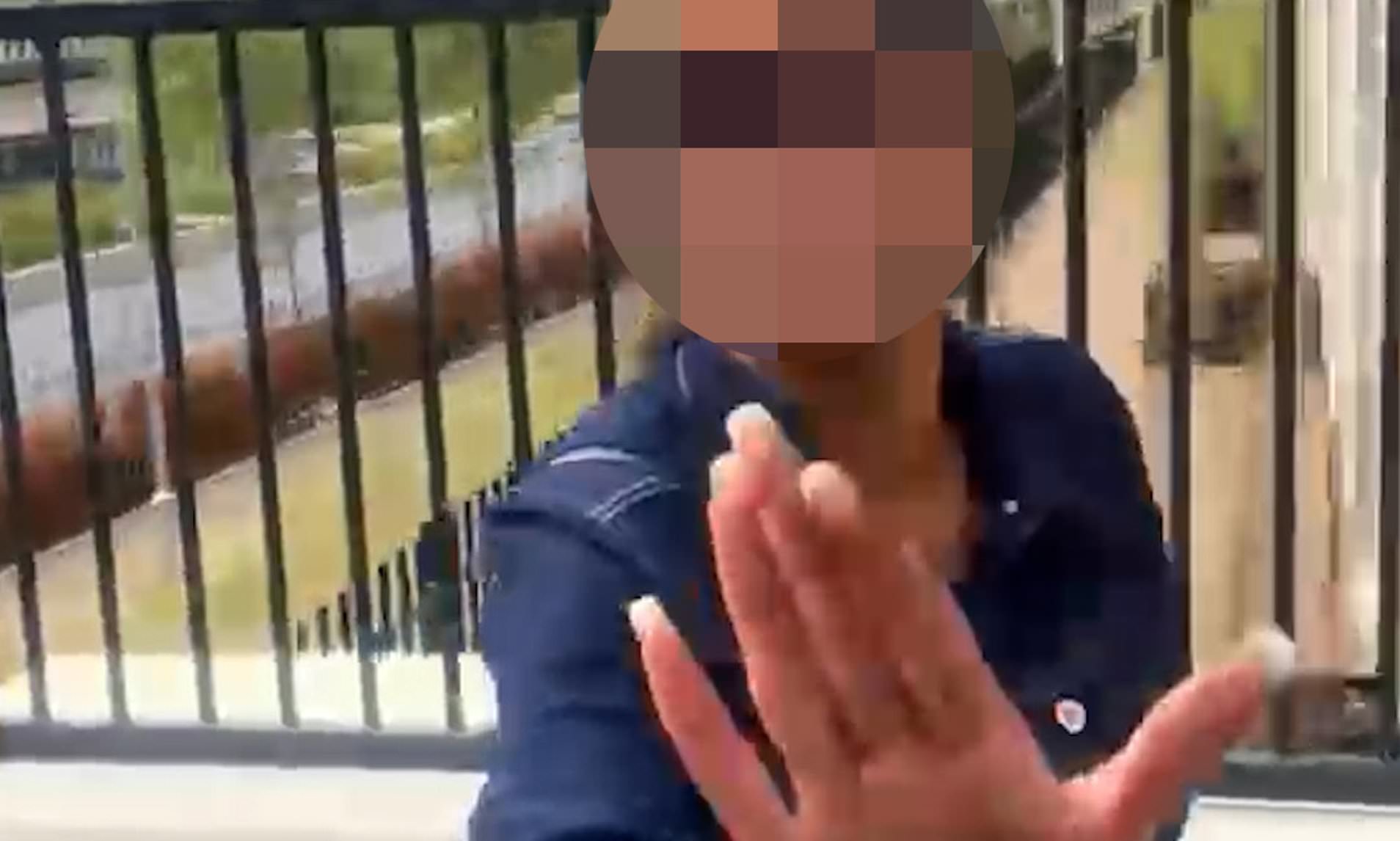 Moment furious boutique owner confronts glamorous shoplifter 'who tried to steal £25 gym set after '