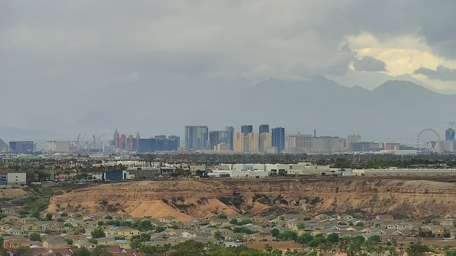 Severe thunderstorm warning issued for parts of Clark County as high humidity sets stage for more Las Vegas storms