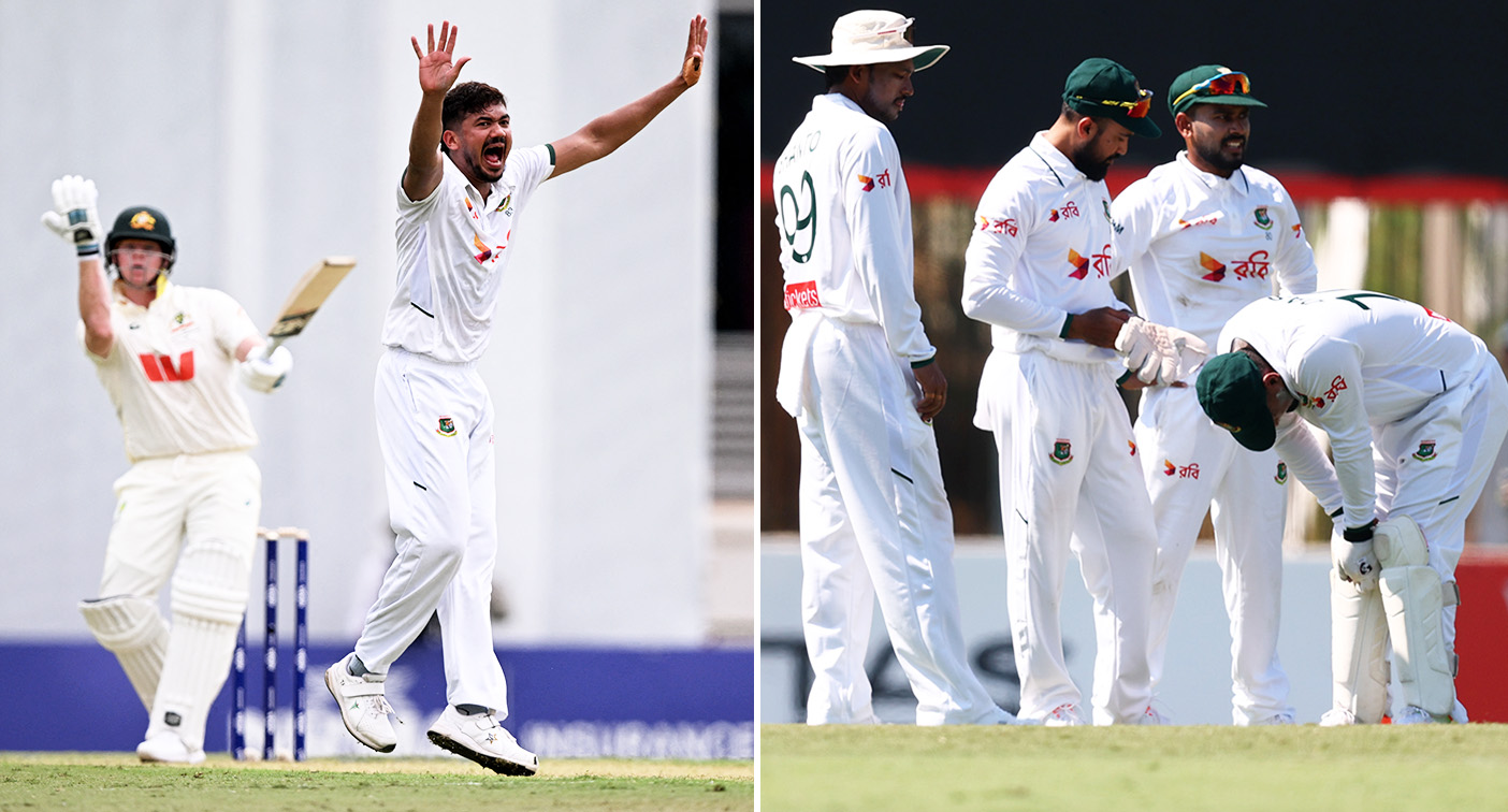 Bangladesh under fire over 'ridiculous' scenes against Australia as cricket fans demand sanctions