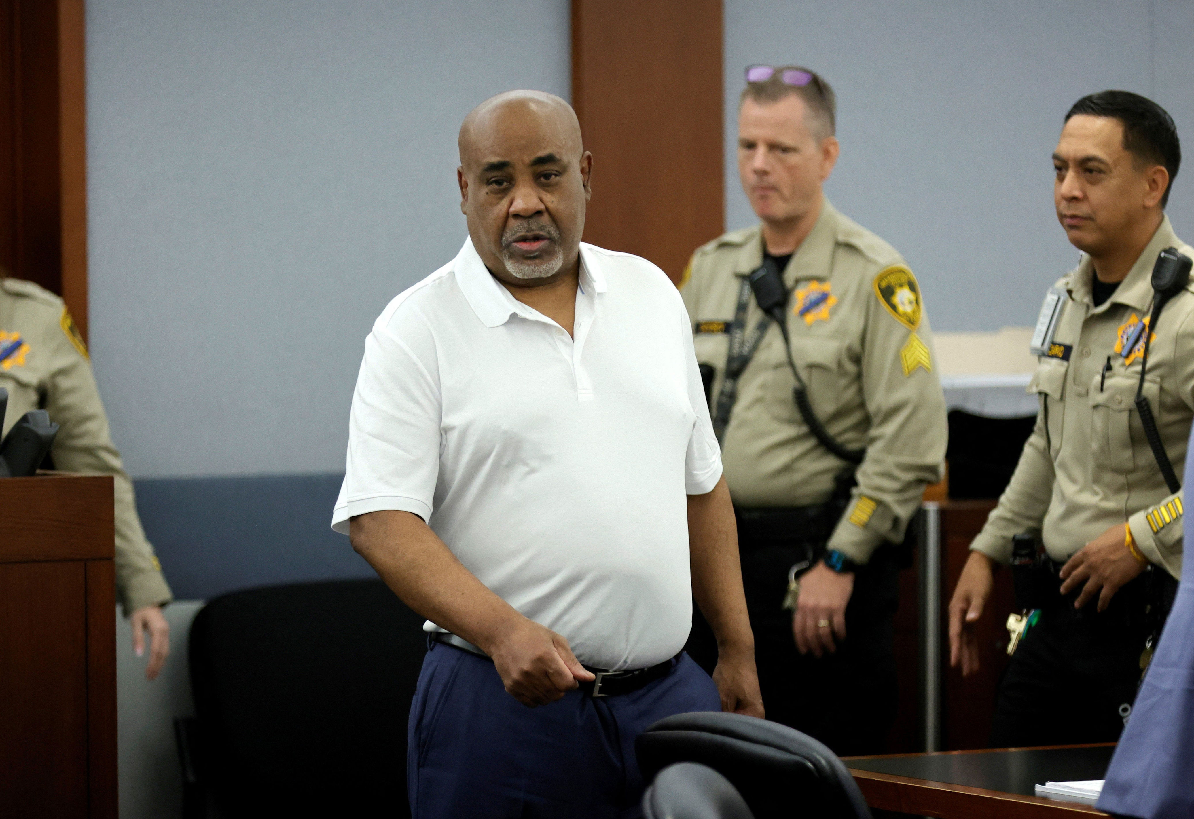 Davis is the only person still alive who was in the car where prosecutors said the fatal shots originated (Steve Marcus/Reuters)