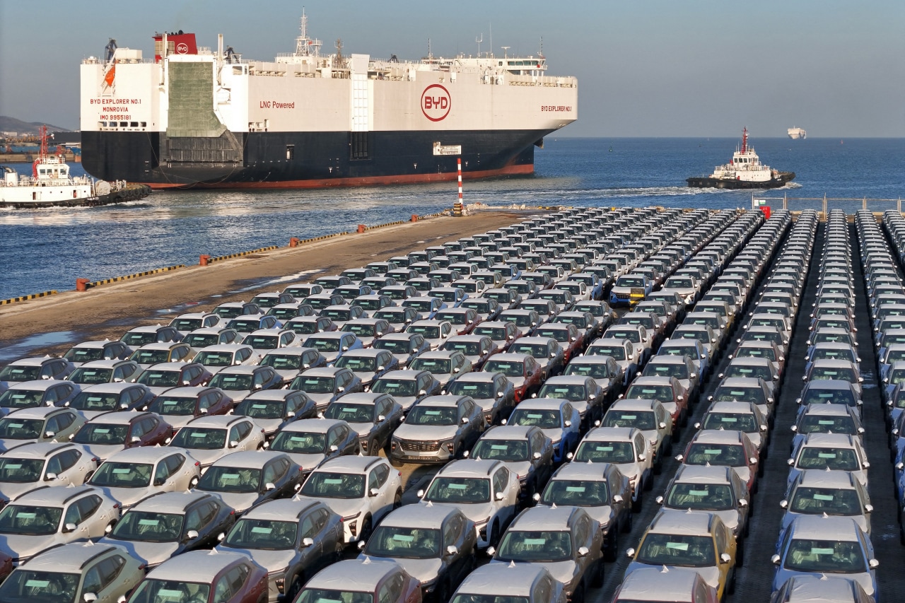 There aren't enough ships to handle China's booming car exports