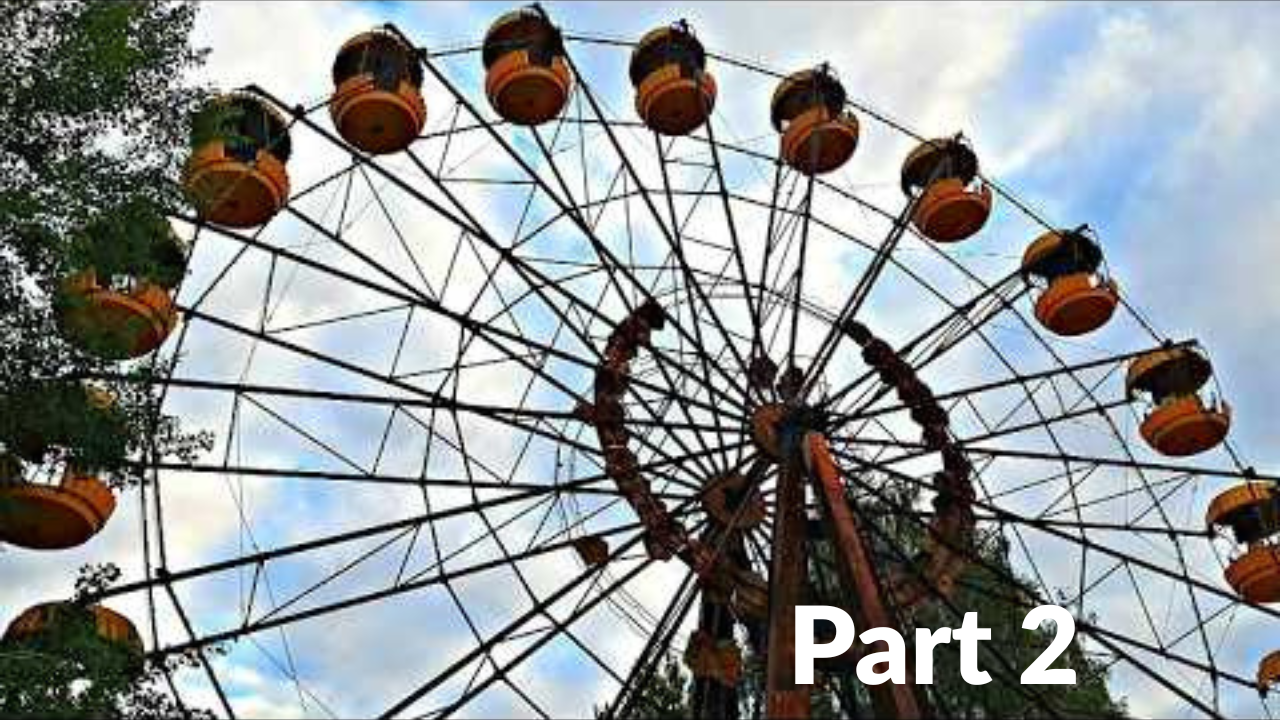 Pripyat Ferris wheel relit after 30 years part 2