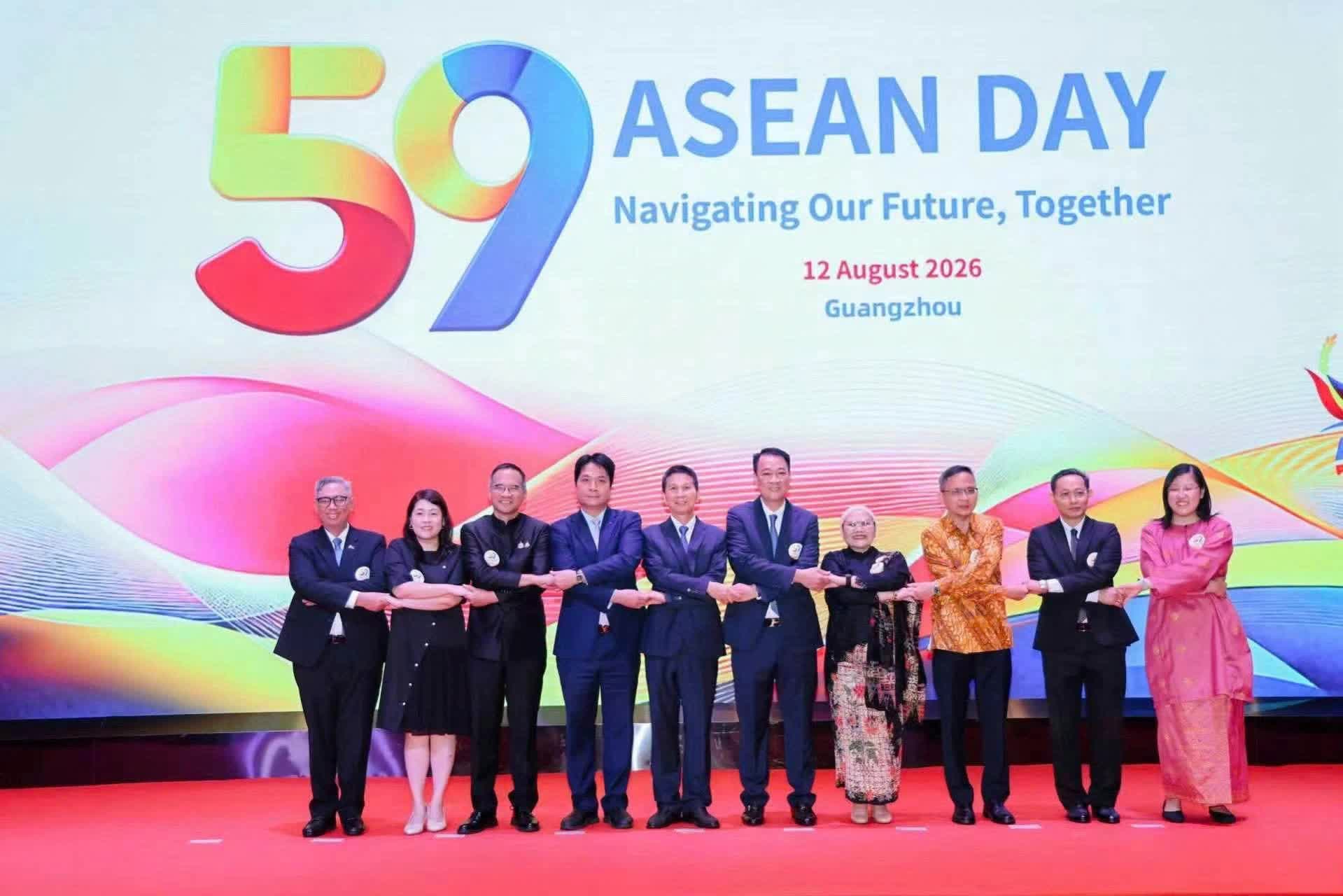 Tổng Lãnh sự quán Việt Nam tại Quảng Châu (Trung Quốc) tổ chức lễ kỷ niệm ASEAN-59