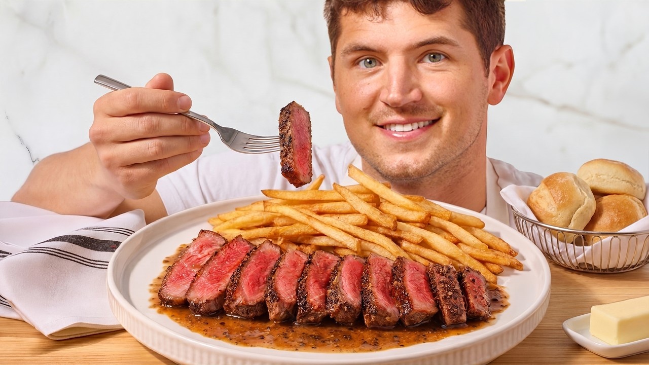 Crispy fries and perfectly cooked steak... The French classic you can ...