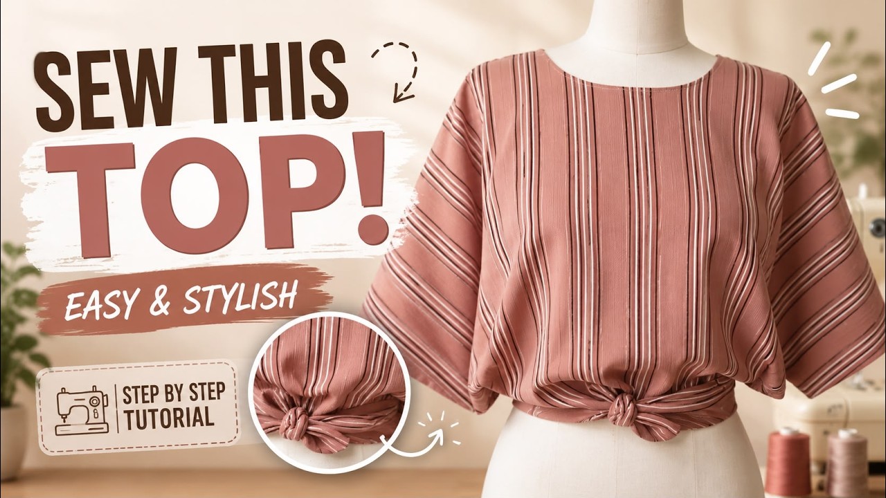Create a polished blouse with basic sewing skills