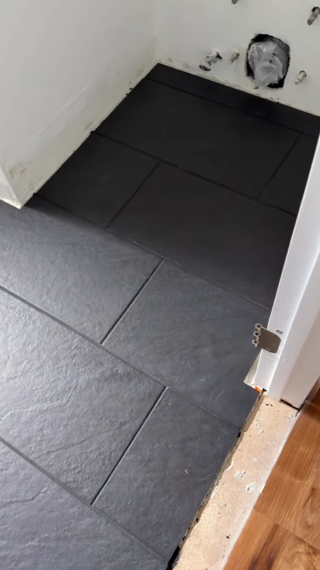 Floor Installation Work Home Renovation Construction Process