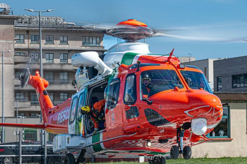 Rescue 115 Aran Islands in Galway hospital airlift immediately after ...
