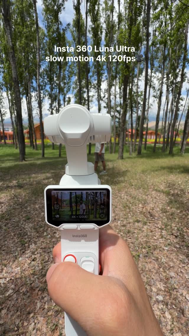 Insta360 Luna Ultra slow motion 4K 120 FPS cinematic capture