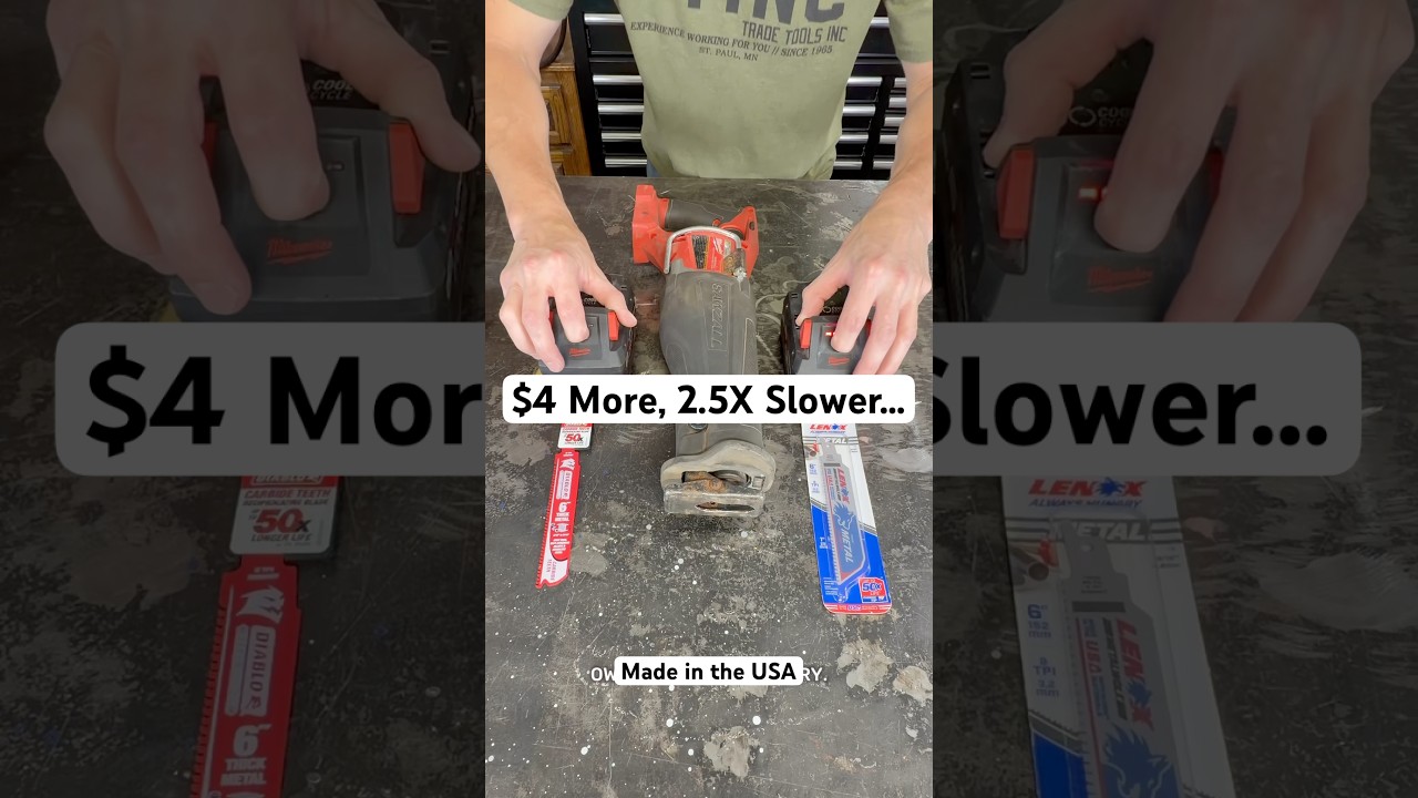 Diablo vs Lenox: $4 more, 2.5× slower!🇺🇸 #fabrication