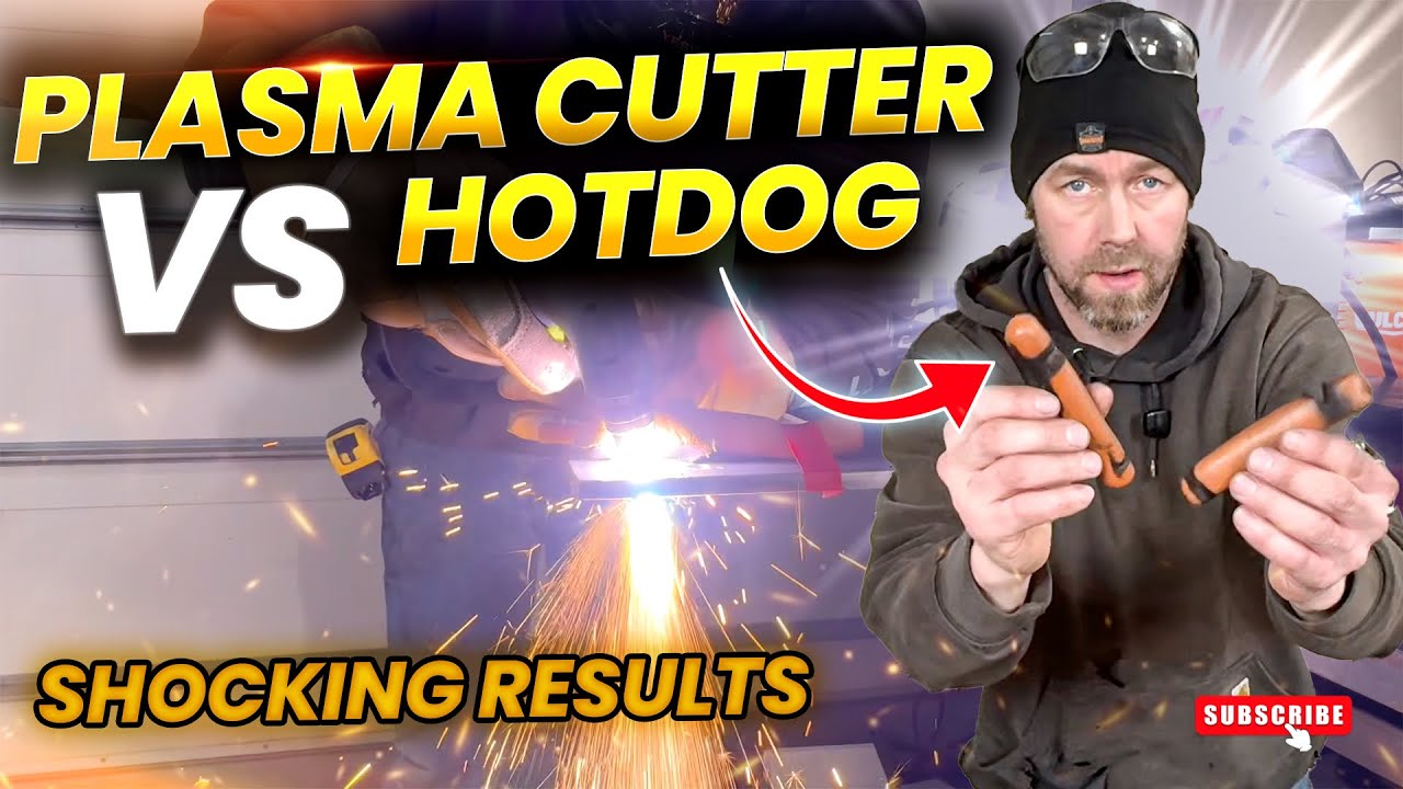 Plasma cutter vs hand (hotdog test)… this is worse than I expected