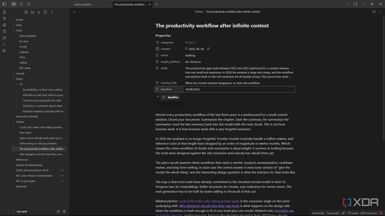 Obsidian's best features have nothing to do with note-taking, and they ...