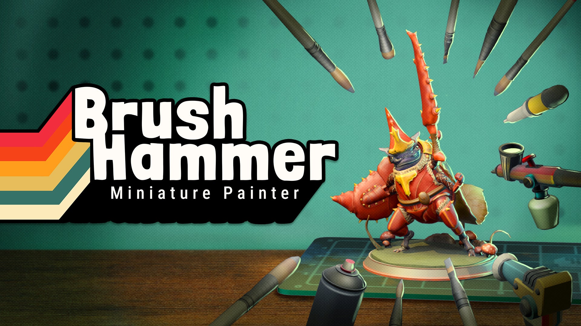 BrushHammer: Miniature painter - official release date trailer | VR ...