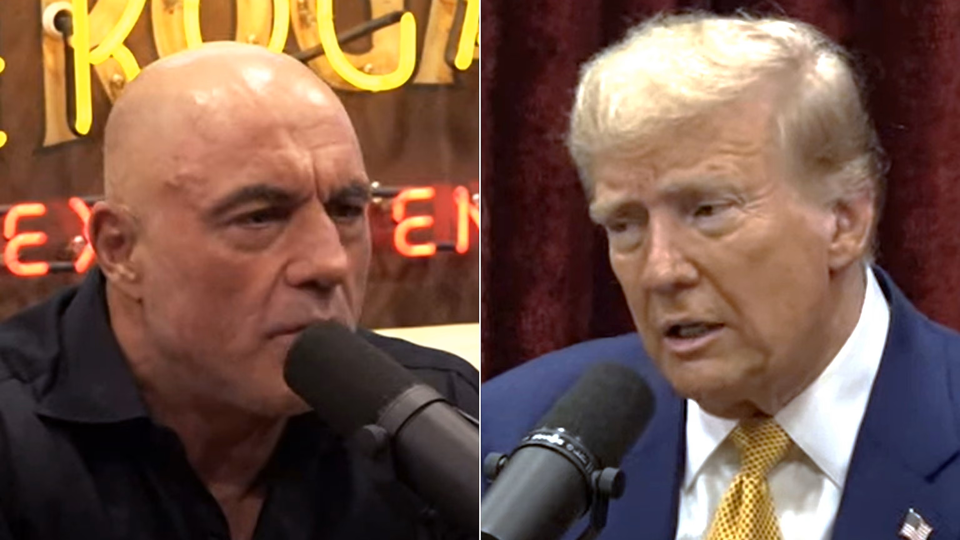 Trump walked into Joe Rogan's studio - the mainstream media never saw ...
