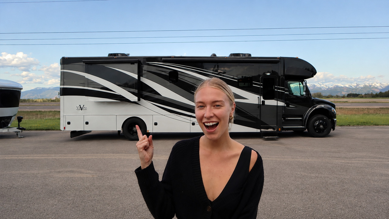 Trying a $500K luxury RV in Montana