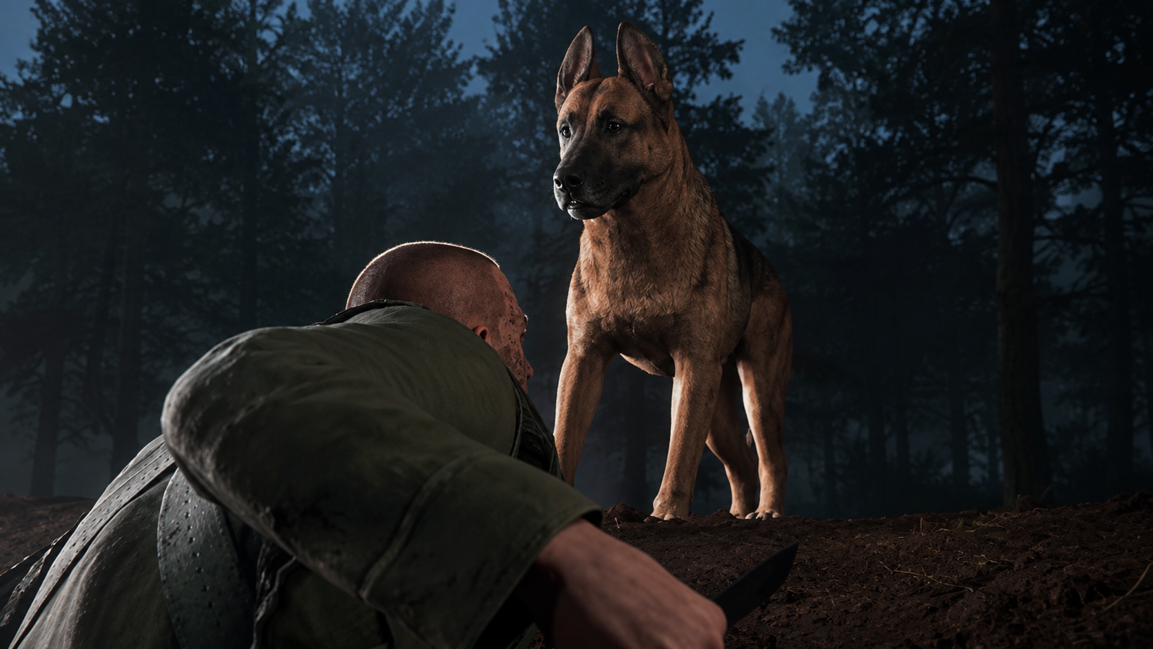 He was on the run - then a cadaver dog found him
