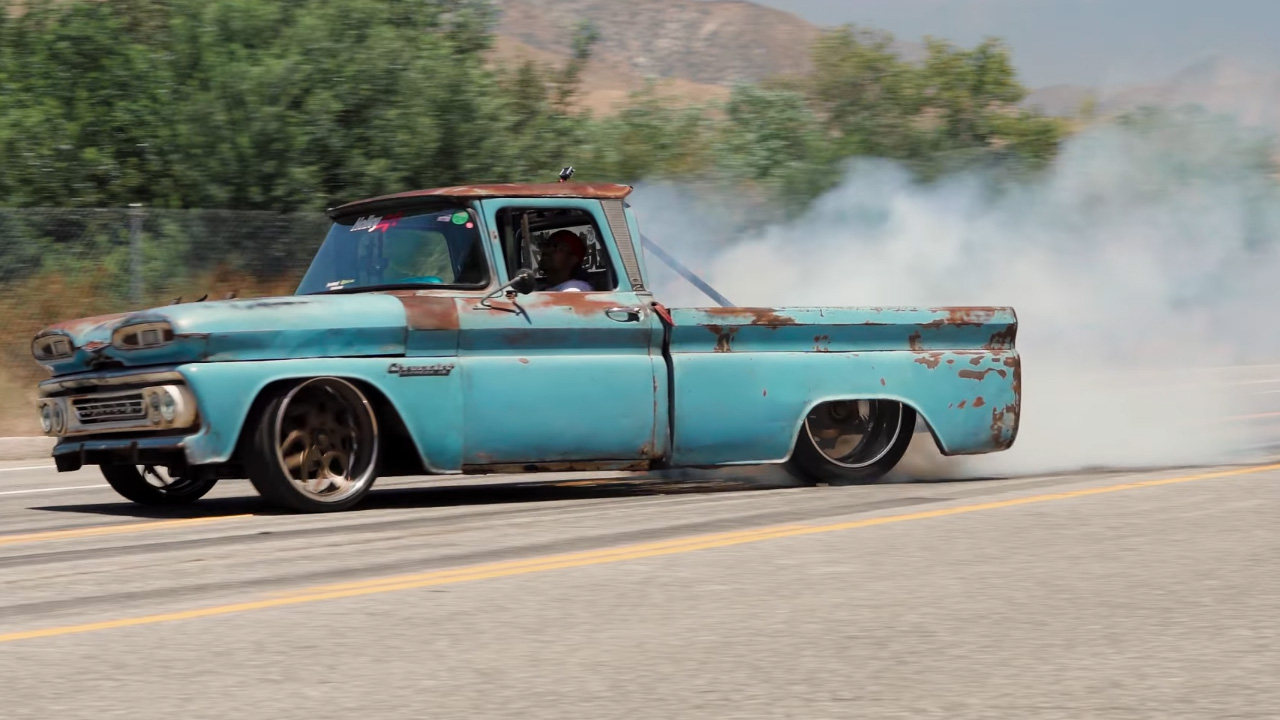 1,200HP big turbo Chevy Apache built for burnouts