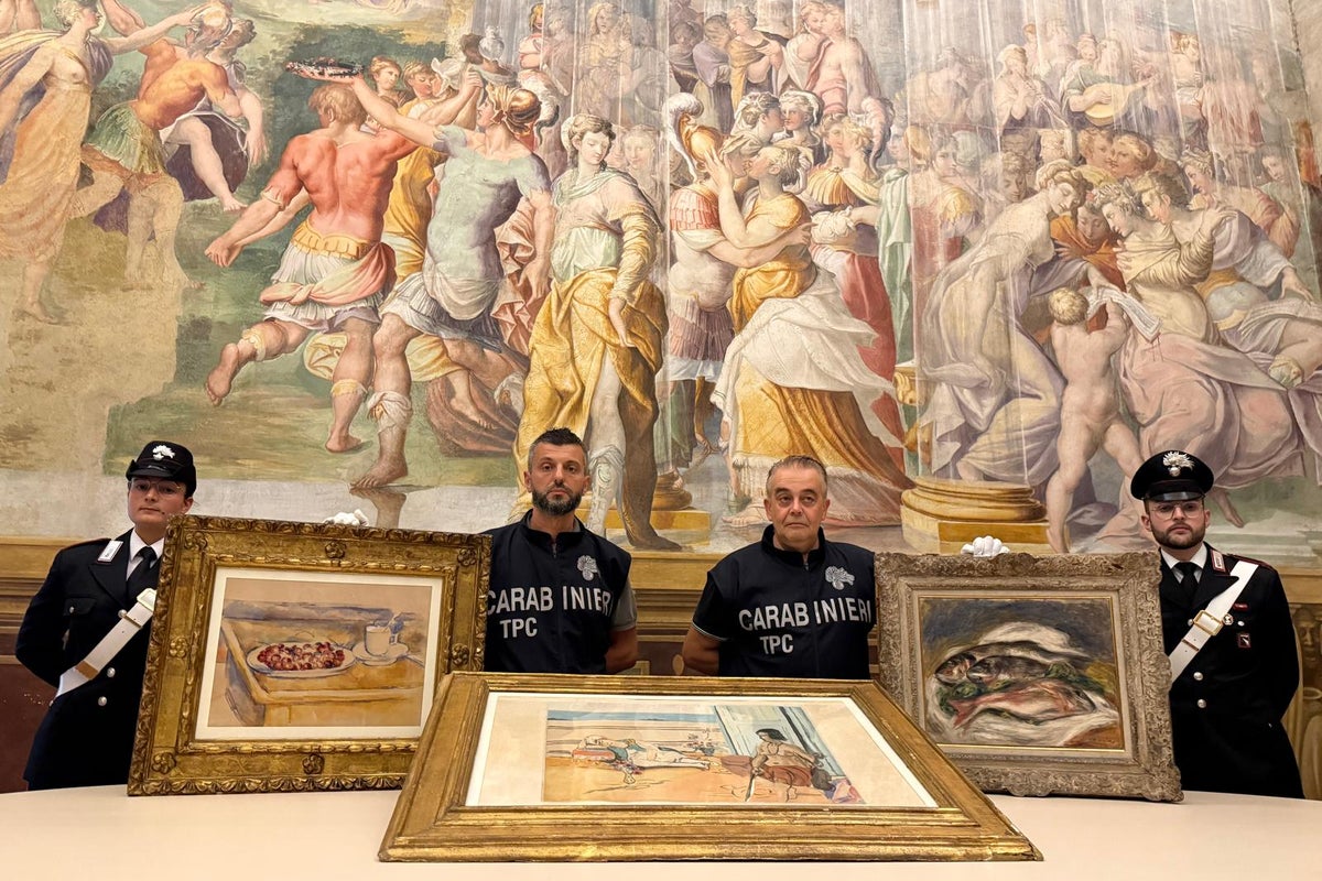 Italian police recover stolen paintings worth millions taken in heist