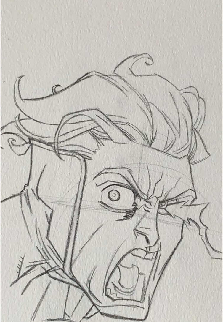 Powerplex takes shape in this pencil drawing