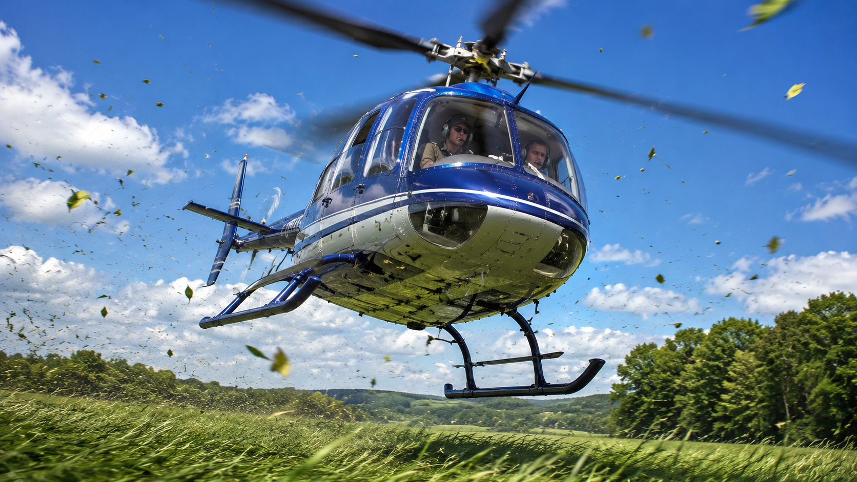 Why helicopters fall like a leaf, not a rock