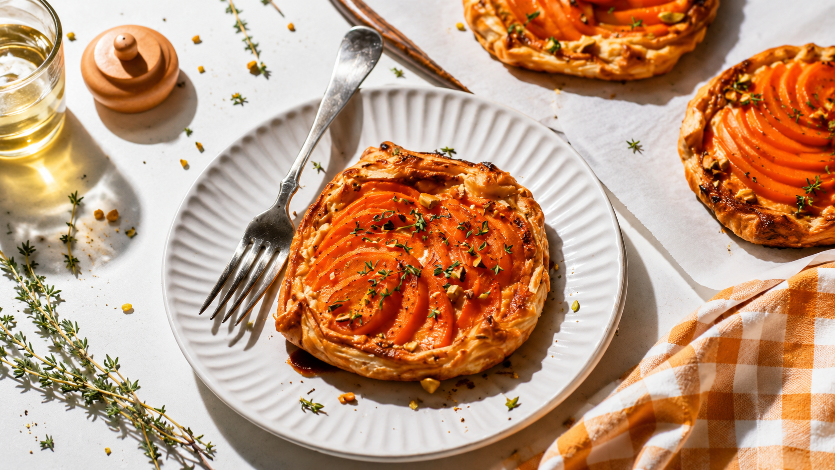Easy homemade peach & honey ricotta galette