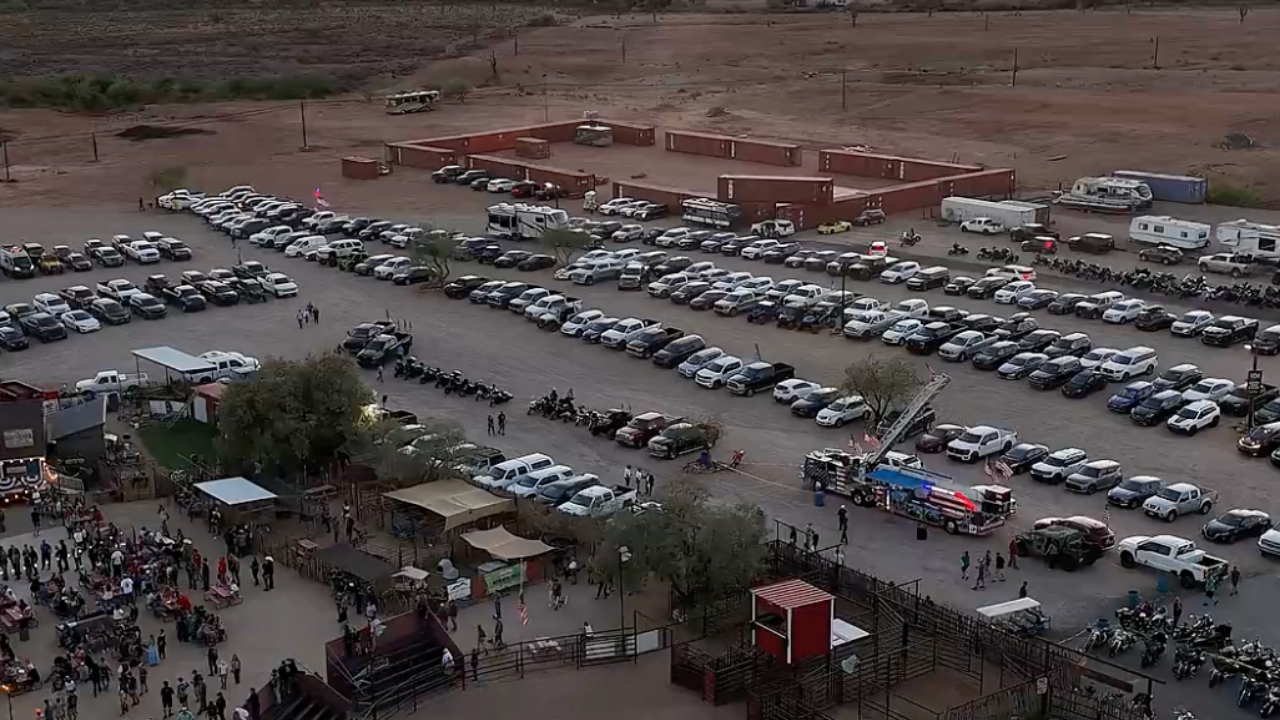 What the Charlie Kirk memorial in Arizona looked like
