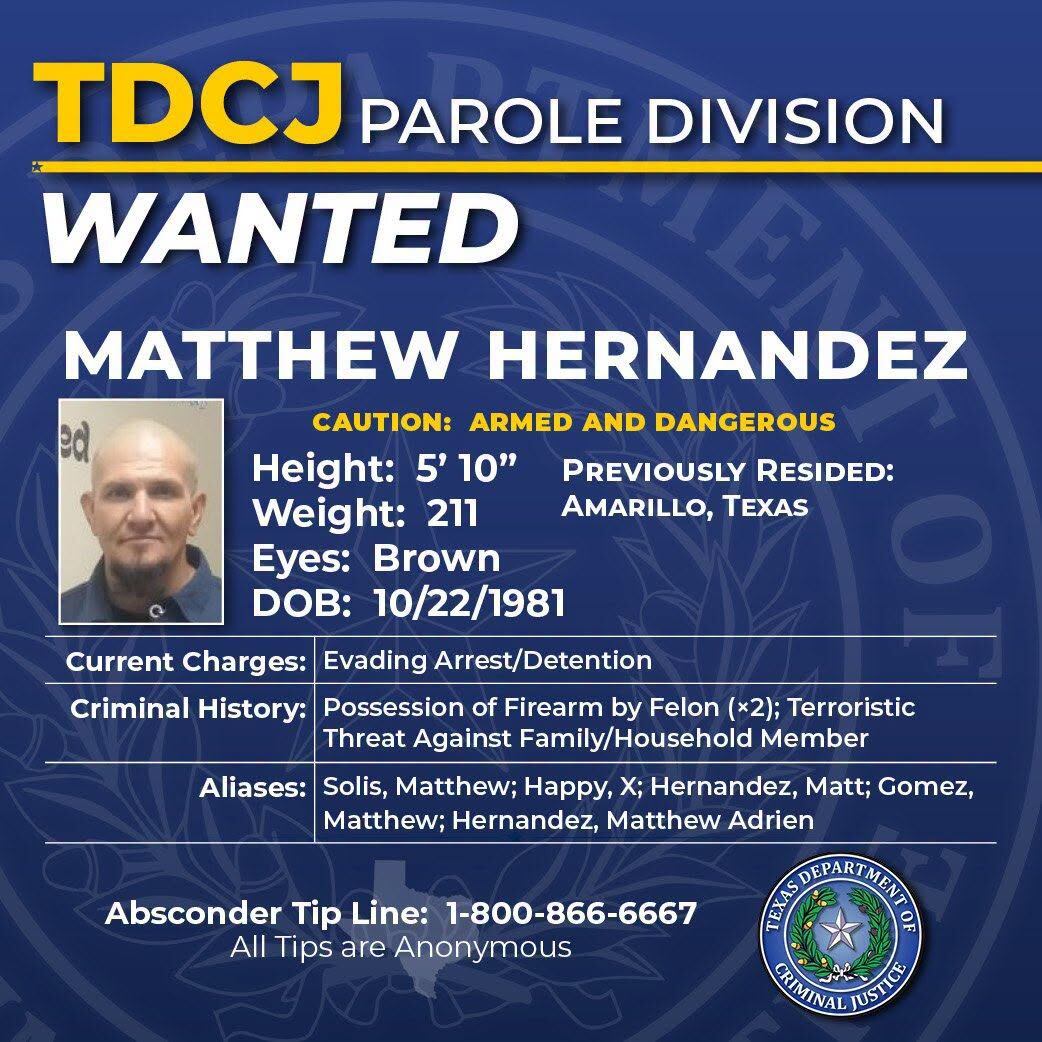 TDCJ looking for man considered to be armed and dangerous, wanted for ...