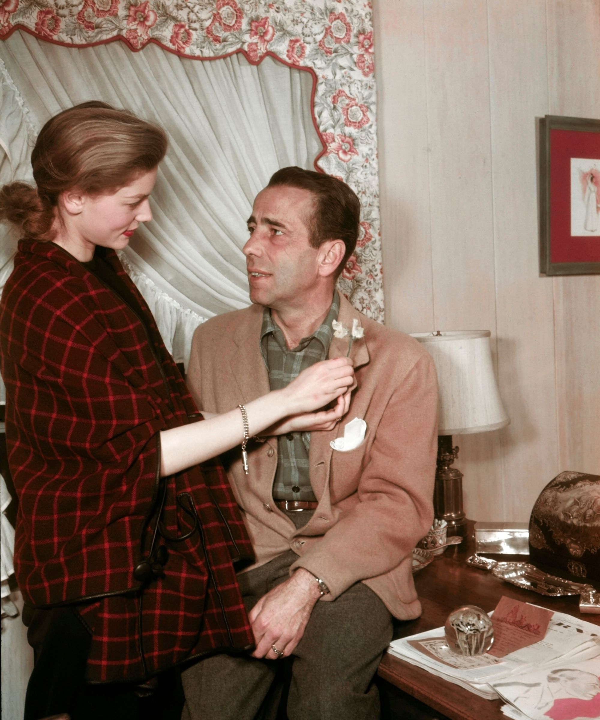 Lauren Bacall and Humphrey Bogart's home office was elevated by ...