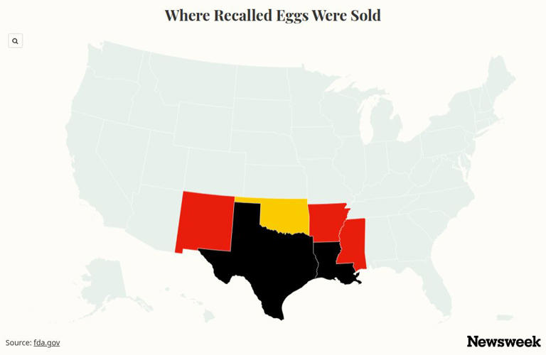 Map shows 11 states where dog food recalled over salmonella risk