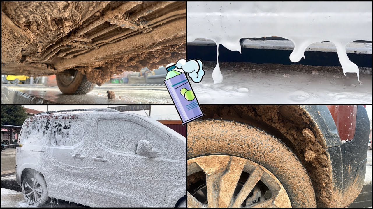 Shaving foam vs. mud: Who will win?